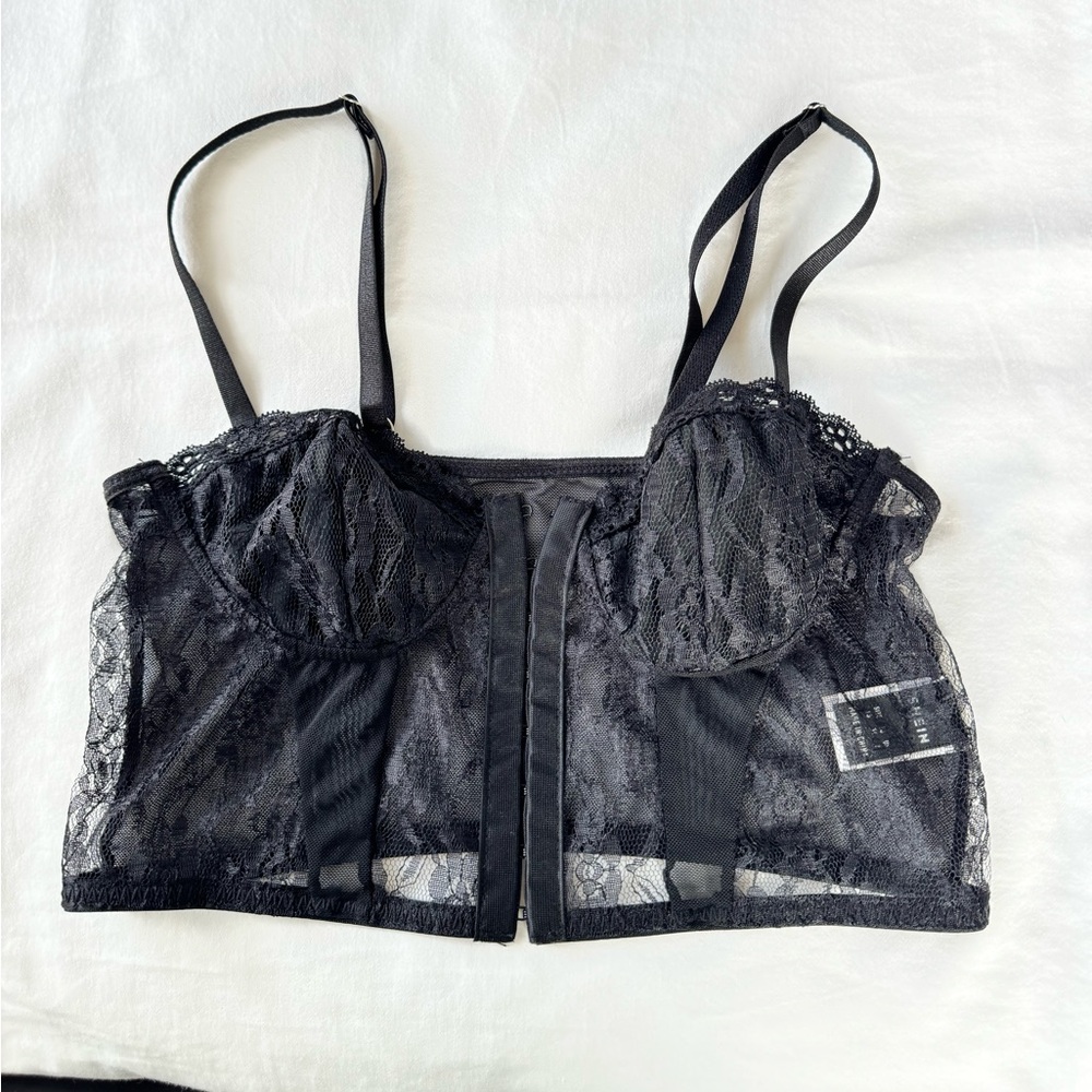 Sheer top Shein